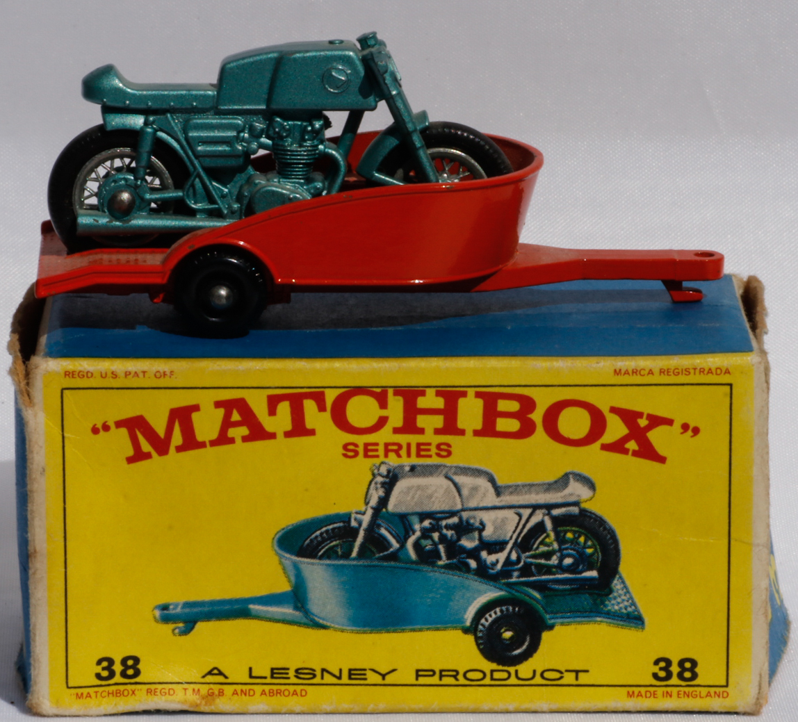 Matchbox Motorcycle and Trailer